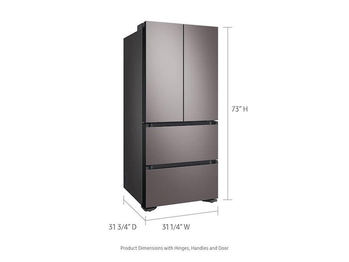 SAMSUNG RQ48T9432T1 17.3 cu. ft. Smart Kimchi & Specialty 4-Door French Door Refrigerator in Platinum Bronze