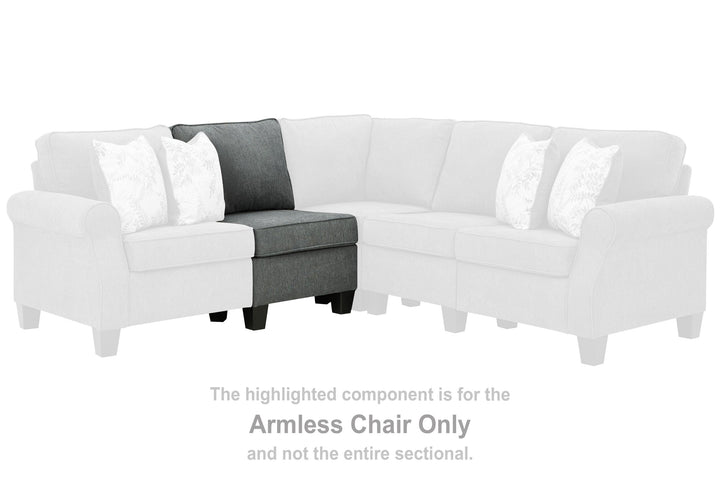 ASHLEY FURNITURE 8240546 Alessio Armless Chair