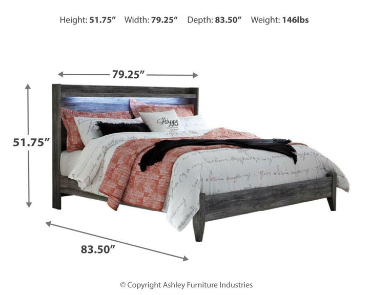 ASHLEY FURNITURE PKG007533 King Panel Bed With Dresser