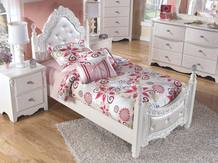 ASHLEY FURNITURE B188YB55 Exquisite Twin Poster Bed