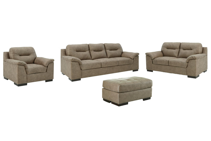 ASHLEY FURNITURE PKG011001 Sofa, Loveseat, Chair and Ottoman