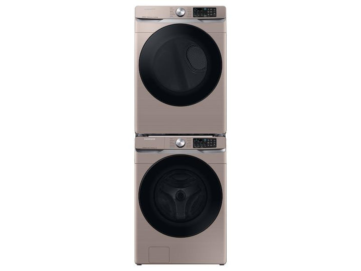 SAMSUNG DVE45B6300C 7.5 cu. ft. Smart Electric Dryer with Steam Sanitize+ in Champagne