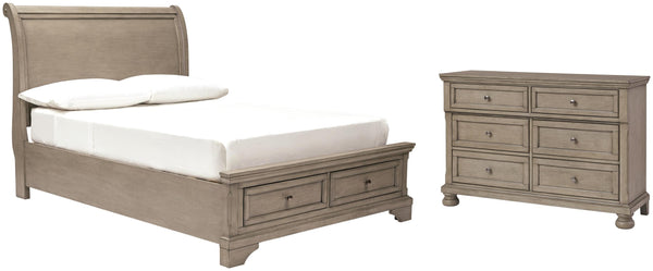 ASHLEY FURNITURE PKG006619 Full Sleigh Bed With Dresser