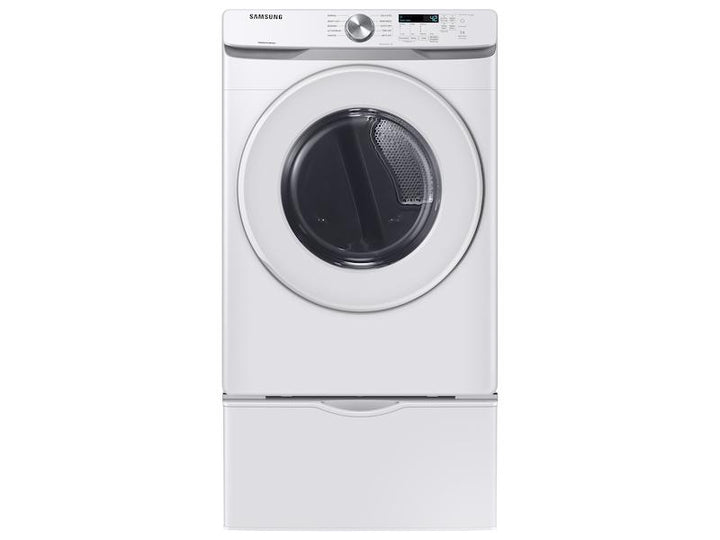 SAMSUNG DVE45T6020W 7.5 cu. ft. Electric Long Vent Dryer with Sensor Dry in White