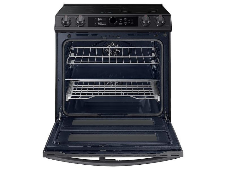 SAMSUNG NE63T8951SG 6.3 cu. ft. Smart Slide-in Induction Range with Flex Duo TM , Smart Dial & Air Fry in Black Stainless Steel