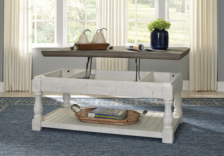 ASHLEY FURNITURE PKG009494 Outdoor Coffee Table With End Table