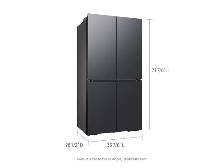 SAMSUNG RF29A9675MT Bespoke 4-Door Flex TM Refrigerator 29 cu. ft. in Matte Black Steel