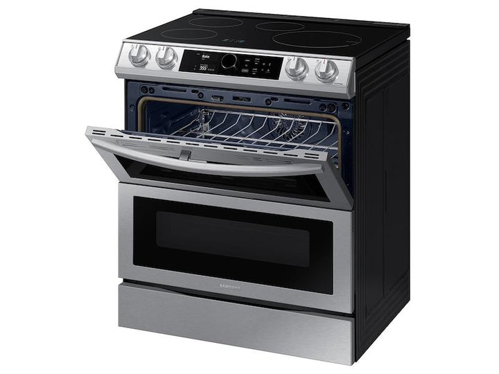 SAMSUNG NE63T8951SS 6.3 cu. ft. Smart Slide-in Induction Range with Flex Duo TM , Smart Dial & Air Fry in Stainless Steel