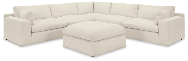 ASHLEY FURNITURE PKG013011 5-piece Sectional With Ottoman