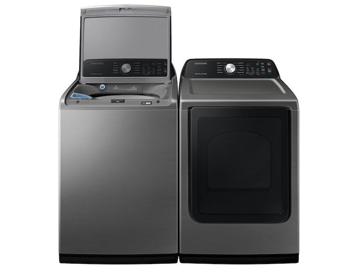 SAMSUNG DVE45T3400P 7.4 cu. ft. Electric Dryer with Sensor Dry in Platinum