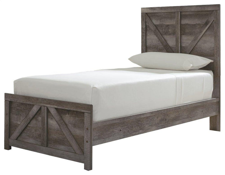 ASHLEY FURNITURE B440B16 Wynnlow Twin Crossbuck Panel Bed
