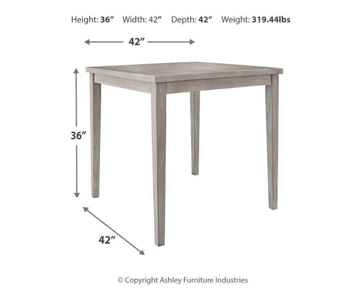 ASHLEY FURNITURE PKG008916 Counter Height Dining Table and 2 Barstools