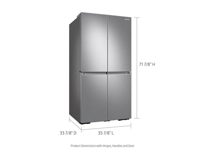 SAMSUNG RF29A9671SR 29 cu. ft. Smart 4-Door Flex TM Refrigerator with Beverage Center and Dual Ice Maker in Stainless Steel