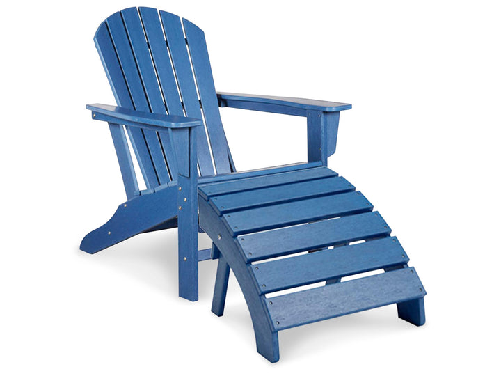 ASHLEY FURNITURE PKG013793 Outdoor Adirondack Chair and Ottoman