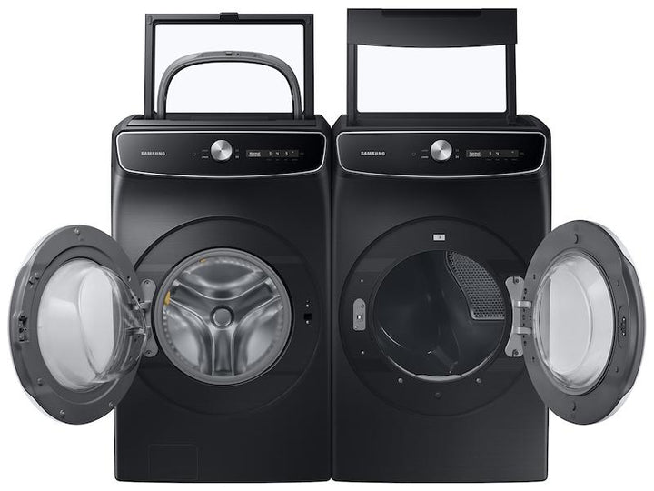 SAMSUNG WV60A9900AV 6.0 cu. ft. Total Capacity Smart Dial Washer with FlexWash TM and Super Speed Wash in Brushed Black