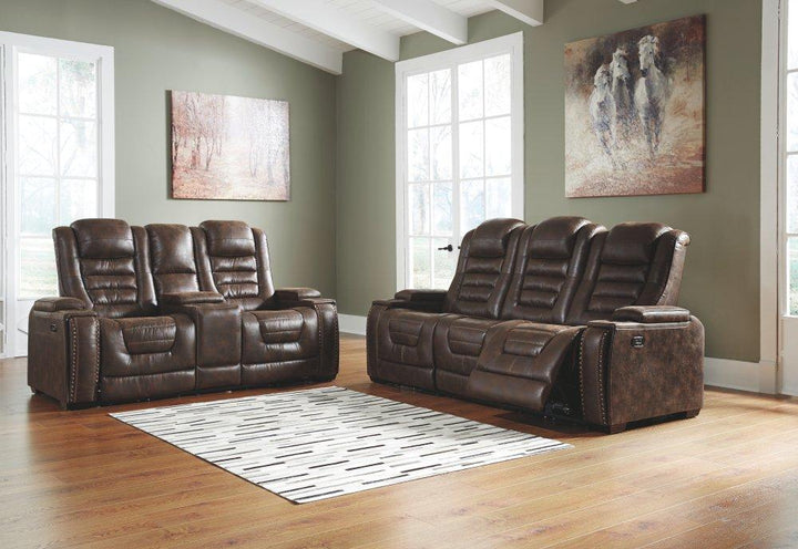 ASHLEY FURNITURE 38501U2 Game Zone Power Reclining Sofa and Loveseat