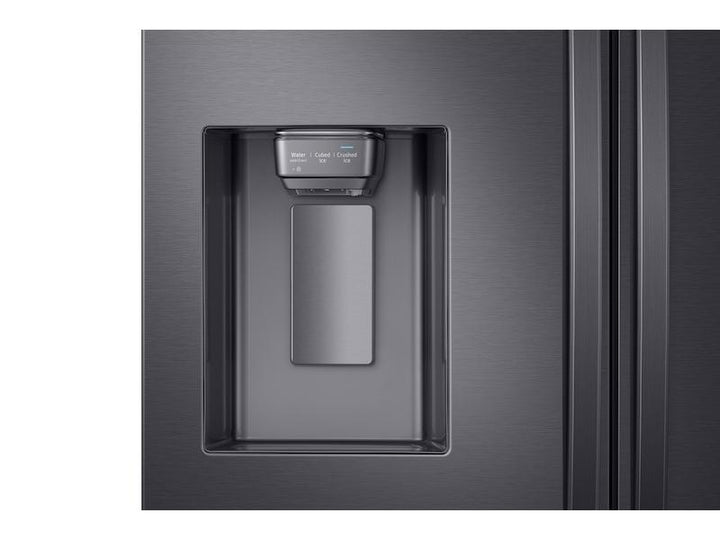 SAMSUNG RF24R7201SG 23 cu. ft. Counter Depth 4-Door French Door Refrigerator with FlexZone TM Drawer in Black Stainless Steel