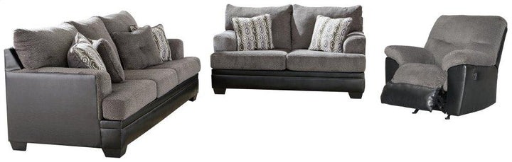 ASHLEY FURNITURE PKG001741 Sofa, Loveseat and Recliner