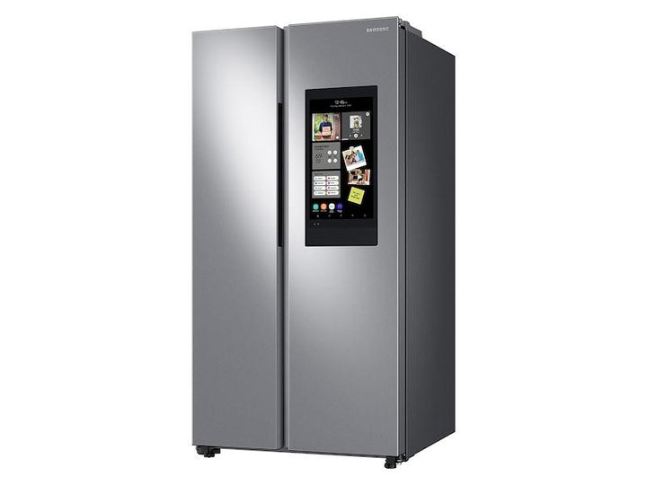 SAMSUNG RS28A5F61SR 27.3 cu. ft. Smart Side-by-Side Refrigerator with Family Hub TM in Stainless Steel