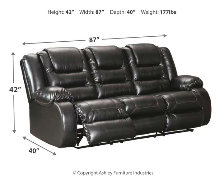 ASHLEY FURNITURE PKG001755 Sofa, Loveseat and Recliner