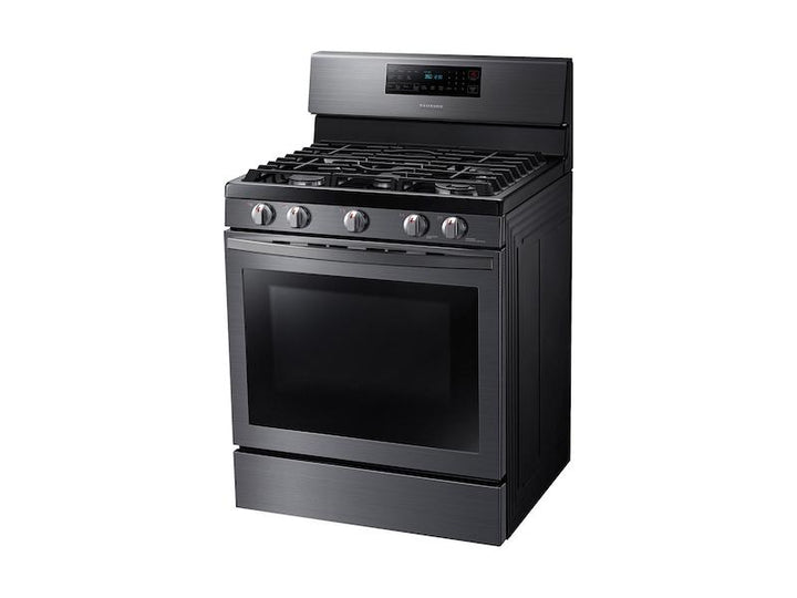 SAMSUNG NX58T7511SG 5.8 cu. ft. Freestanding Gas Range with Air Fry and Convection in Black Stainless Steel