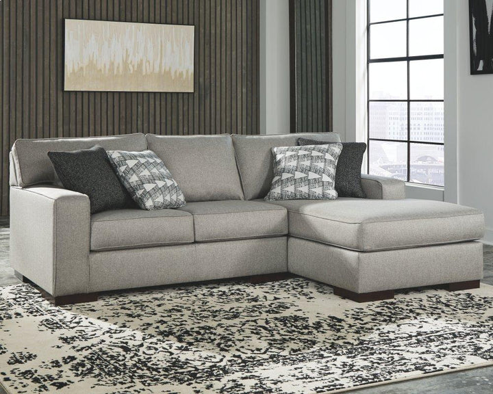 ASHLEY FURNITURE 41902S2 Marsing Nuvella 2-piece Sectional With Chaise