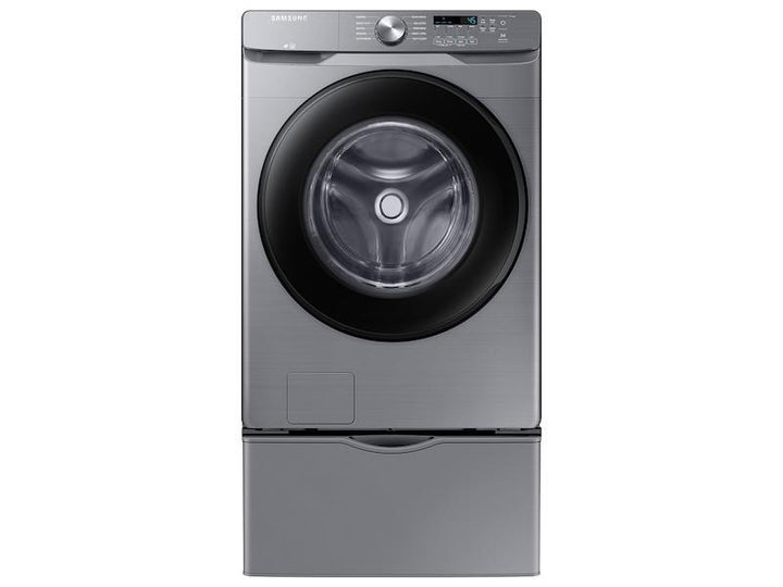 SAMSUNG WF45T6000AP 4.5 cu. ft. Front Load Washer with Vibration Reduction Technology+ in Platinum