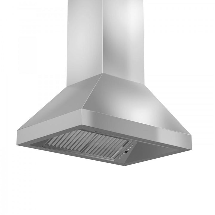 ZLINE KITCHEN AND BATH 597IRS36400 ZLINE Single Remote Blower Island Mount Range Hood in Stainless Steel Size: 36 Inch, CFM: 400