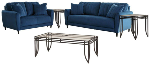 ASHLEY FURNITURE PKG008792 Sofa and Loveseat With Coffee Table and 2 End Tables