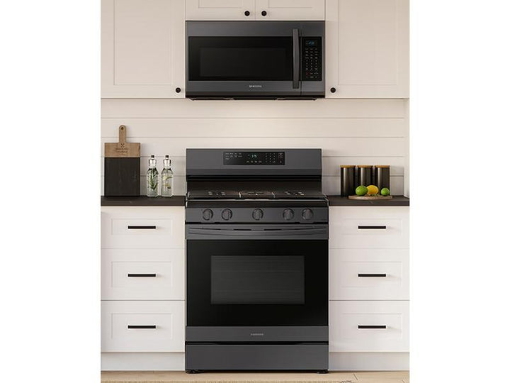 SAMSUNG NX60A6511SG 6.0 cu. ft. Smart Freestanding Gas Range with No-Preheat Air Fry & Convection in Black Stainless Steel