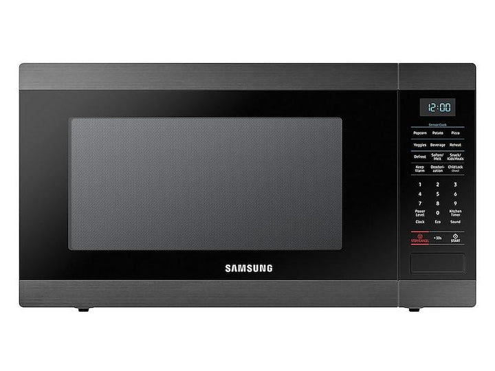 SAMSUNG MS19M8000AG 1.9 cu. ft. Countertop Microwave with Sensor Cooking in Fingerprint Resistant Black Stainless Steel