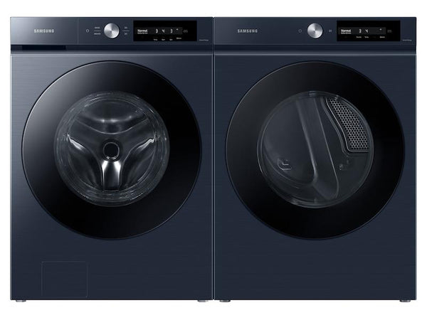 SAMSUNG DVE46BB6700DA3 Bespoke 7.5 cu. ft. Large Capacity Electric Dryer with Super Speed Dry and AI Smart Dial in Brushed Navy