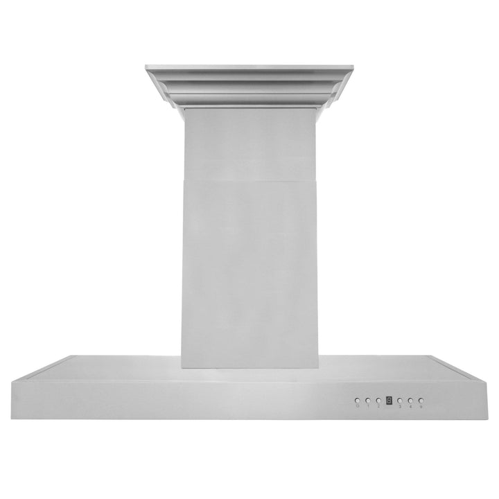 ZLINE KITCHEN AND BATH KECRNBT24 ZLINE Wall Mount Range Hood In Stainless Steel With Built-In CrownSound R Bluetooth Speakers Size: 24 inch