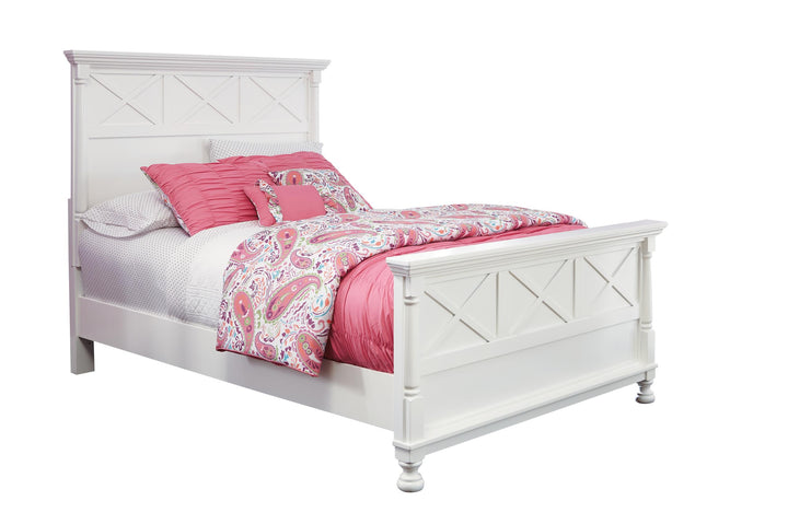 ASHLEY FURNITURE PKG005363 Full Panel Bed With Mirrored Dresser, Chest and 2 Nightstands