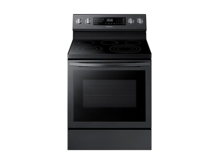 SAMSUNG NE59R6631SG 5.9 cu. ft. Freestanding Electric Range with True Convection in Black Stainless Steel