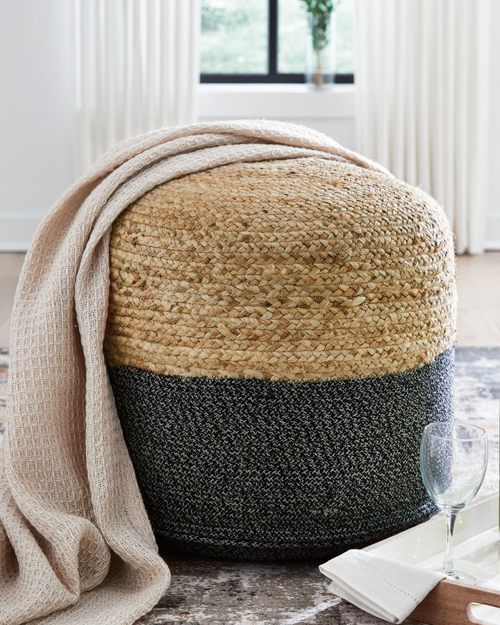 ASHLEY FURNITURE A1000674 Sweed Valley Pouf
