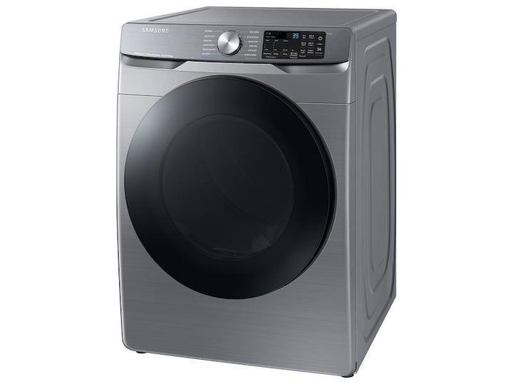 SAMSUNG DVE45B6300P 7.5 cu. ft. Smart Electric Dryer with Steam Sanitize+ in Platinum