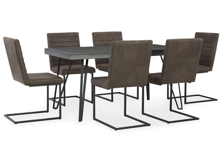 ASHLEY FURNITURE PKG013263 Dining Table and 6 Chairs
