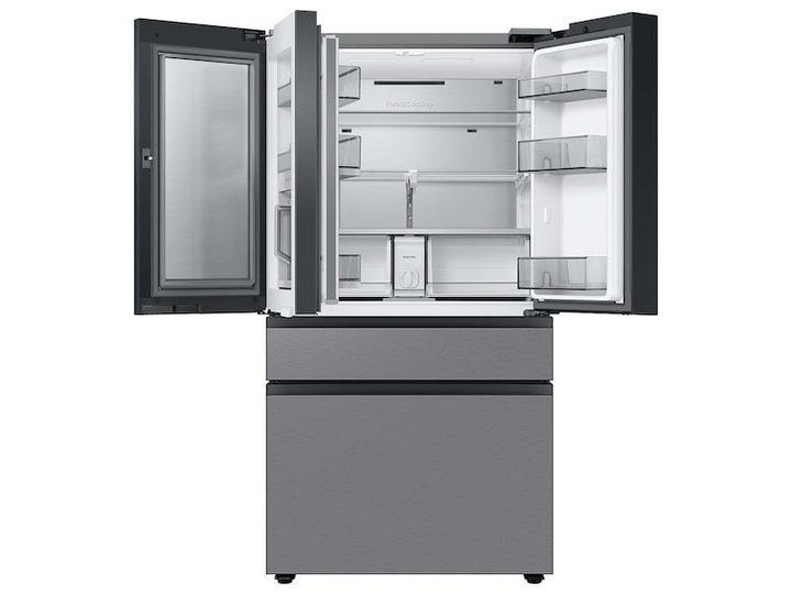 SAMSUNG RF29BB8600QLAA Bespoke 4-Door French Door Refrigerator 29 cu. ft. with Beverage Center TM in Stainless Steel