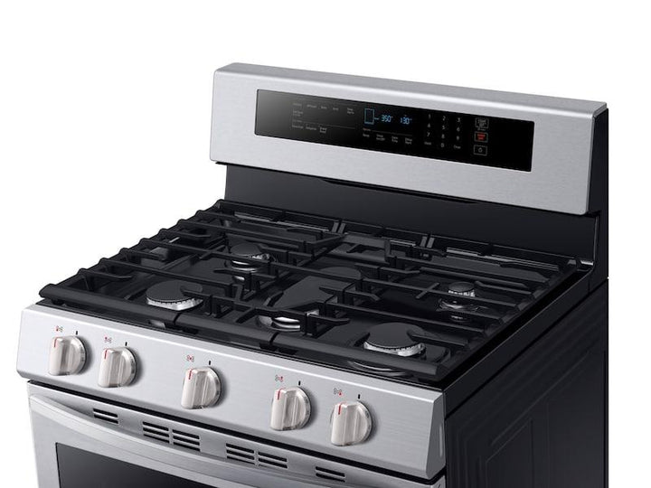 SAMSUNG NX58R6631SS 5.8 cu. ft. Freestanding Gas Range with True Convection in Stainless Steel