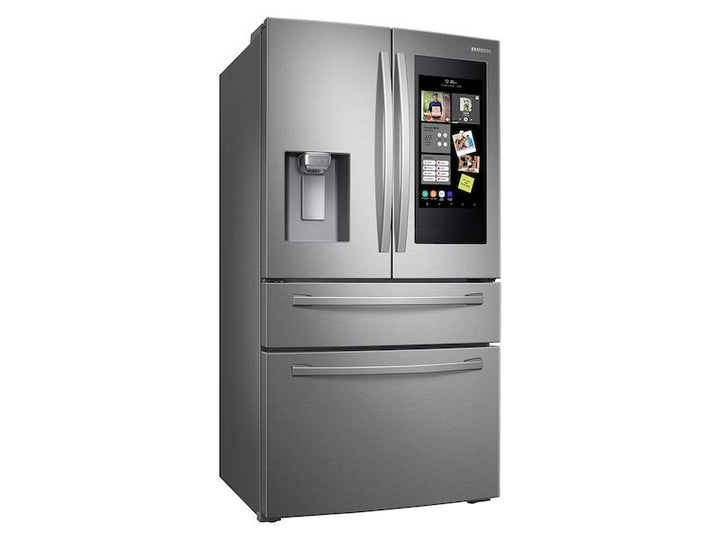 SAMSUNG RF28R7551SR 28 cu. ft. 4-Door French Door Refrigerator with 21.5" Touch Screen Family Hub TM in Stainless Steel