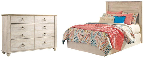 ASHLEY FURNITURE PKG004303 Full Panel Headboard With Dresser