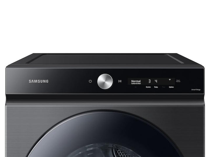 SAMSUNG DVG53BB8700VA3 Bespoke 7.6 cu. ft. Ultra Capacity Gas Dryer with Super Speed Dry and AI Smart Dial in Brushed Black