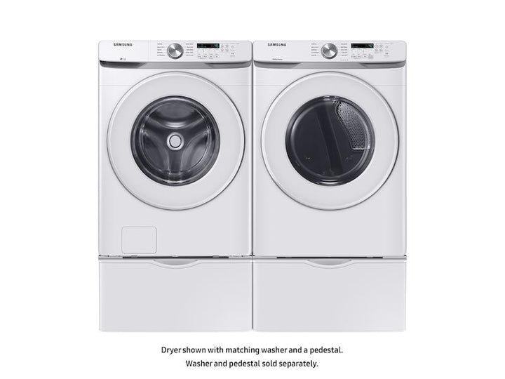 SAMSUNG DVE45T6000W 7.5 cu. ft. Electric Dryer with Sensor Dry in White