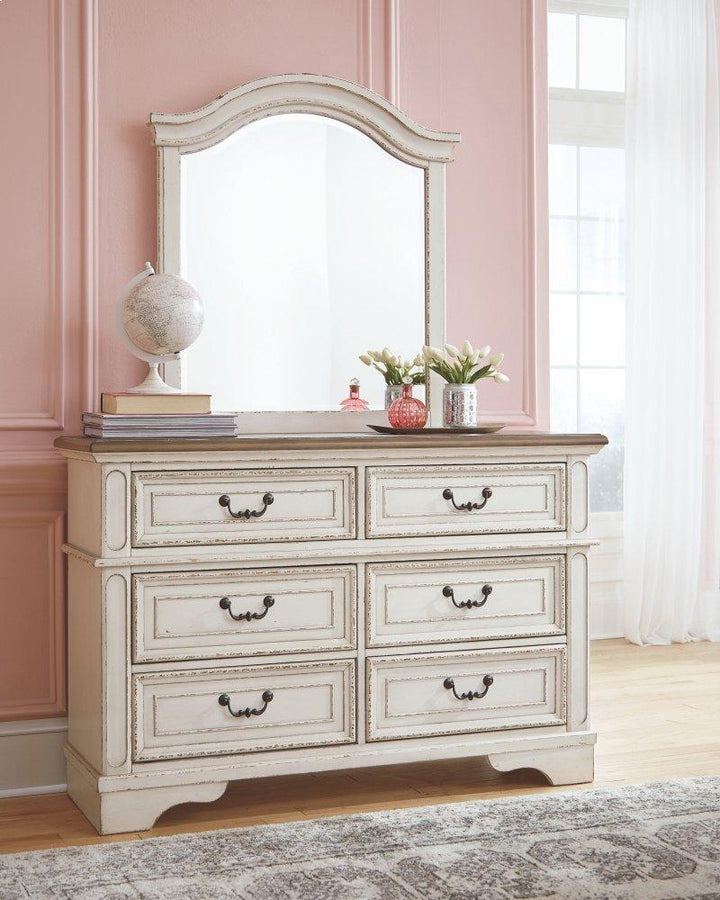 ASHLEY FURNITURE PKG006726 Full Panel Bed With Mirrored Dresser