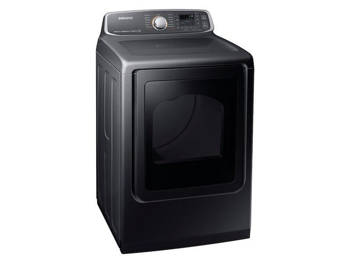 SAMSUNG DVE52M7750V 7.4 cu. ft. Electric Dryer in Black Stainless Steel