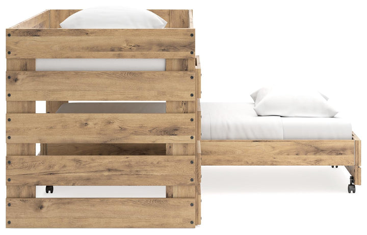 ASHLEY FURNITURE EB2712B5 Larstin Twin Over Twin Loft Bed