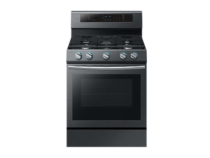 SAMSUNG NX58M6630SG 5.8 cu. ft. Freestanding Gas Range with True Convection in Black Stainless Steel