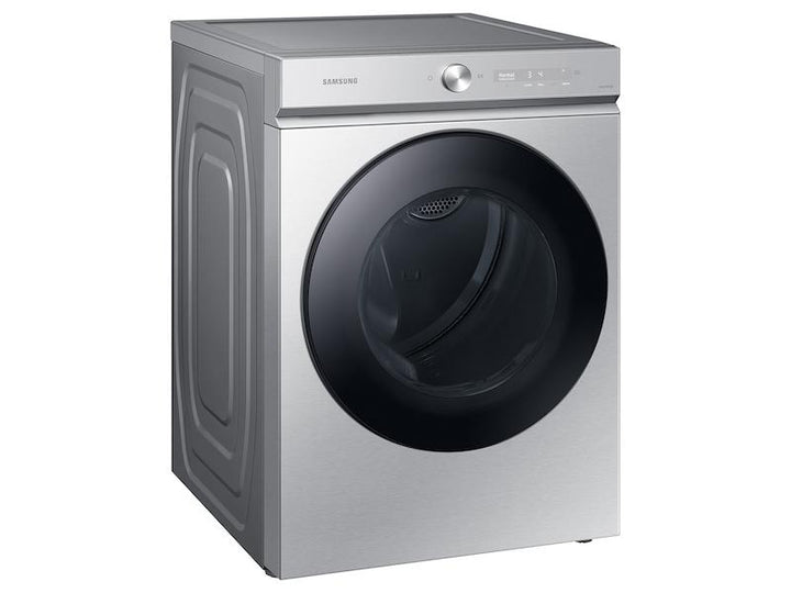 SAMSUNG DVE53BB8700TA3 Bespoke 7.6 cu. ft. Ultra Capacity Electric Dryer with Super Speed Dry and AI Smart Dial in Silver Steel