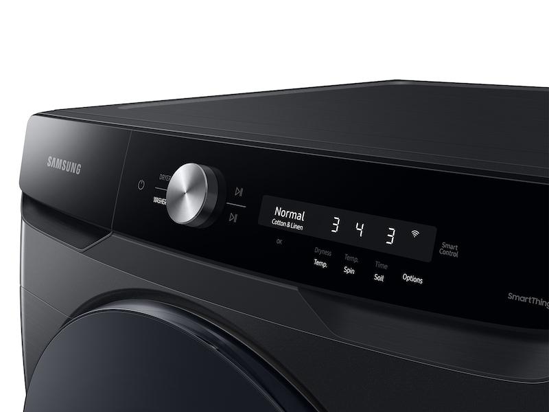 SAMSUNG WF50A8600AV 5.0 cu. ft. Extra-Large Capacity Smart Dial Front Load Washer with MultiControl TM in Brushed Black
